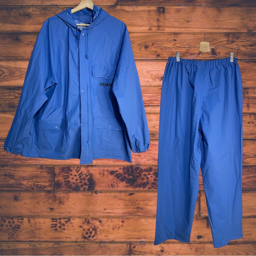 Stearns Blue 2-Piece Rain Suit XL